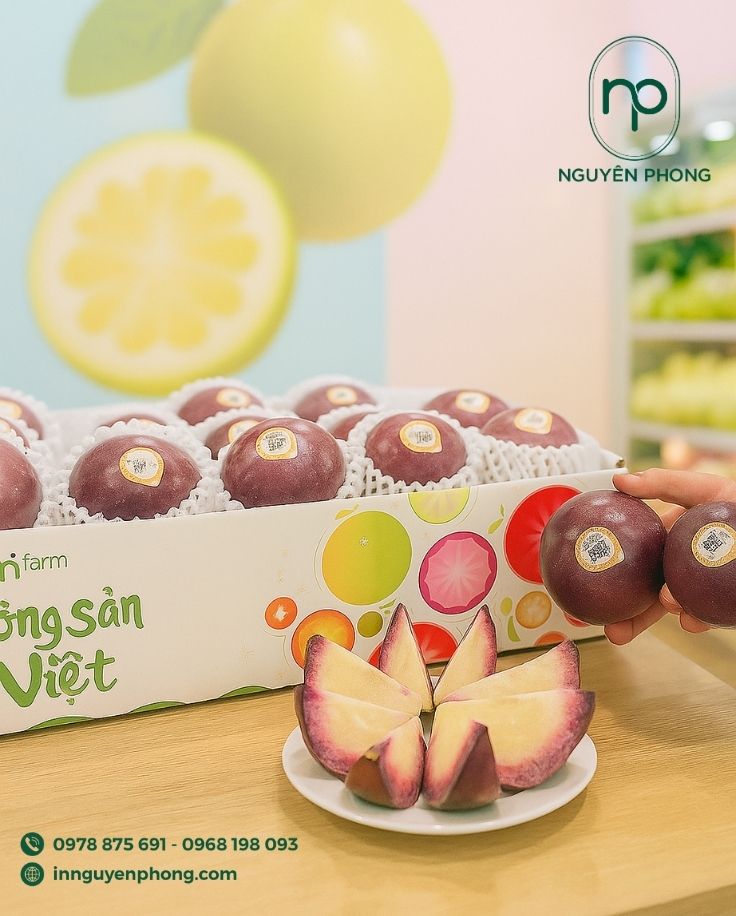 Thùng carton đựng vú sữa thiết kế đẹp mắt thu hút khách hàng